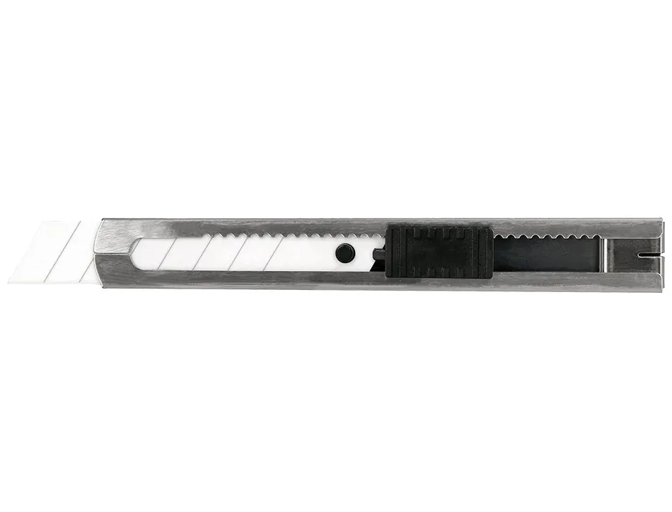 Cutter xd-c78 q-connect en metal lame large 18mm en ceramique precoupee avec curseur de blocage