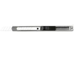 Cutter xd-c18 q-connect metallique lame 9mm en ceramique retractable interchangeable avec frein de securite