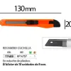 Cutter xd-05q-connect lame retractable interchangeable enacier 9mm precoupee frein de securite