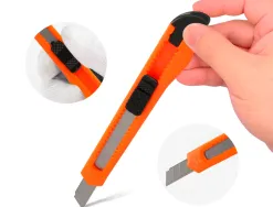 Cutter xd-05q-connect lame retractable interchangeable enacier 9mm precoupee frein de securite