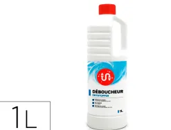 Déboucheur coldis liquide dissout matières organiques sans abîmer émail ni tuyauterie plastique flacon 1l