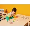 Decouverte des tailles triangles rolf puzzles en relief en bois triangles colores 10 pieces et 1