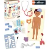 Decouverte du corps humain nathan le corps humain geant coffret d activites 1 metre mesureur 1 poster taille