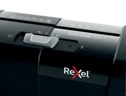 Desctructeur de documents rexel secure s5 coupe droite 5 feuilles de papier a4 de 80gr