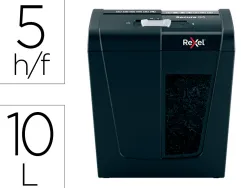 Desctructeur de documents rexel secure s5 coupe droite 5 feuilles de papier a4 de 80gr