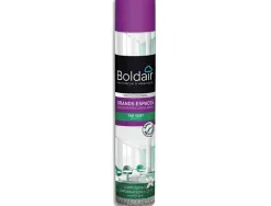 Desodorisant aerosol boldair 750 ml surpuissant grands espaces 25 m² parfum the vert professional