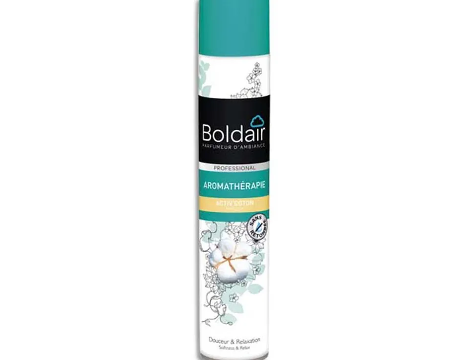 Desodorisant d atmosphere boldair activ fleur de coton professional 500 ml