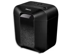 Destructeur de documents fellowes lx25m micro-coupe p-4 6 feuilles 11,5 l