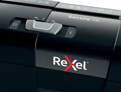 Destructeur de documents rexel secure x6 coupe croisee 6f corbeille de 10l