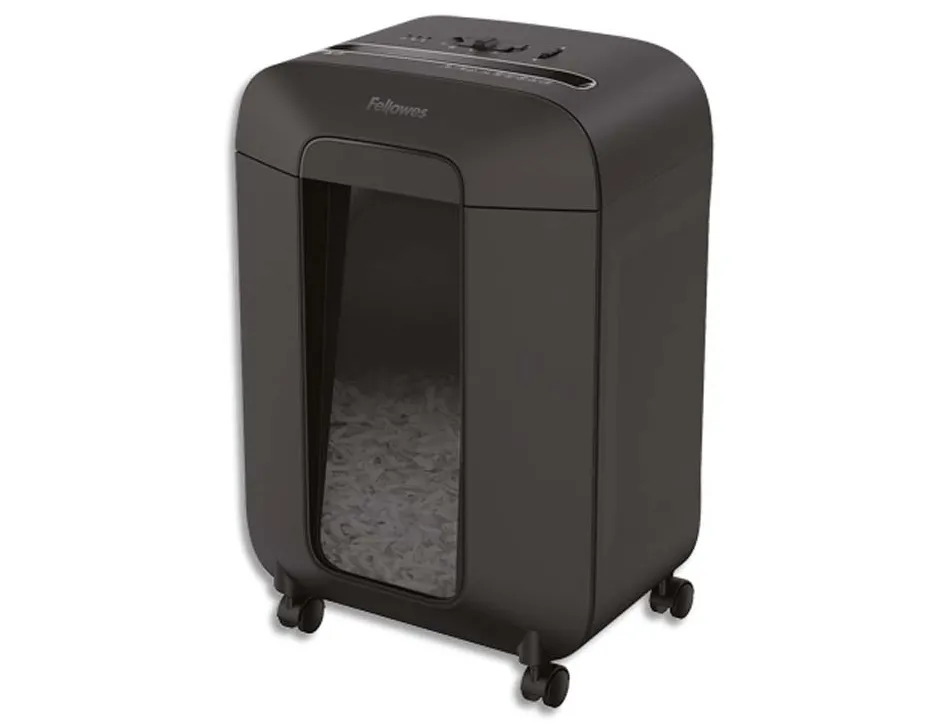 Destructeur fellowes lx85 coupe micro 12f systeme intellibar antibourrage safesense