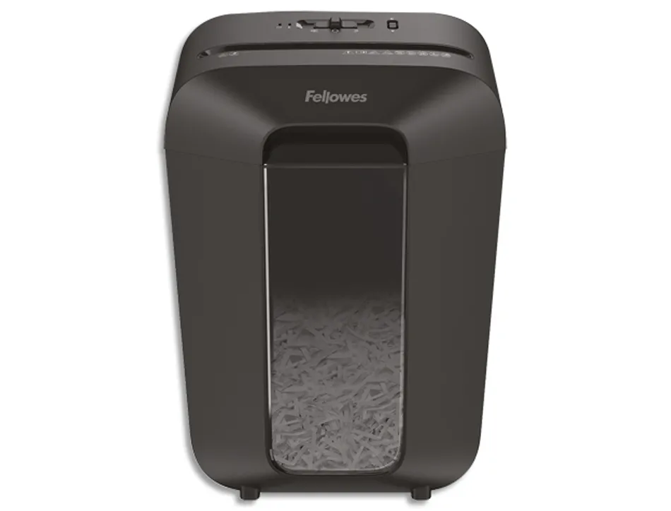 Destructeur fellowes lx85 coupe micro 12f systeme intellibar antibourrage safesense