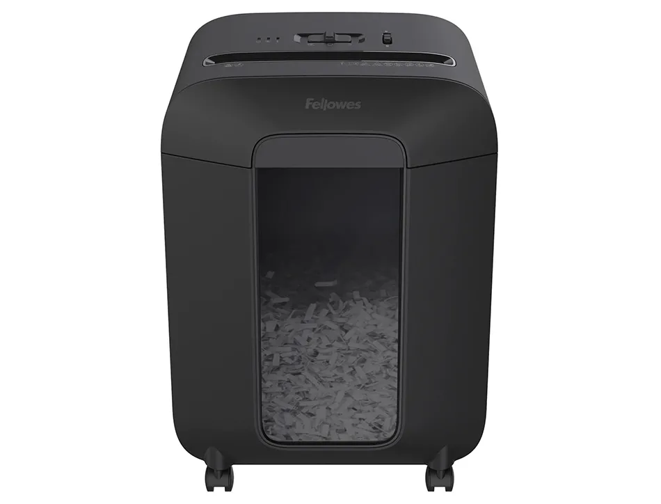 Destructeur fellowes lx85 coupe micro 12f systeme intellibar antibourrage safesense