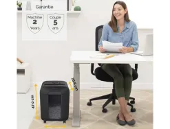 Destructeur fellowes lx85 coupe micro 12f systeme intellibar antibourrage safesense