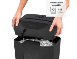 Destructeur fellowes lx50 coupe croisee