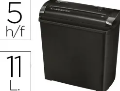 Destructeur fellowes p25s 11l occasionnel standard vitesse 2.5min a4 coupe droite 7mm 11l 286x153x299mm 1.63kg