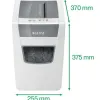 Destructeur leitz iq slim home office p4 coupe croisee 4x28mm detruit agrafes trombones 30l 375x255x370mm