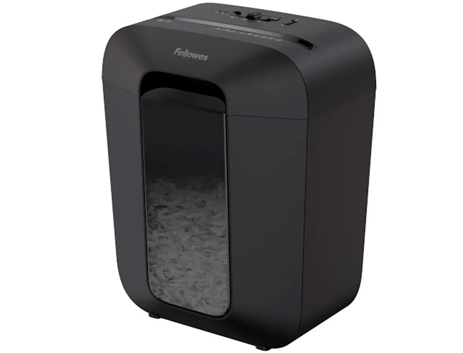 Destructeur personnel fellowes lx45 coupe croisee 4x37mm capacite 8f agrafes trombones cc securite p-4