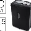 Destructeur q-connect kf17974 capacite 10 feuilles detruit agrafes clips agrafes et cartes capacite 16,5l