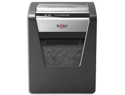 Destructeur rexel momentum x415 coupe croisée 4x40mm détruit trombones cb 15f anti-bourrage corbeille 23l 370x279x465mm