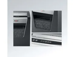 Destructeur rexel momentum x415 coupe croisée 4x40mm détruit trombones cb 15f anti-bourrage corbeille 23l 370x279x465mm