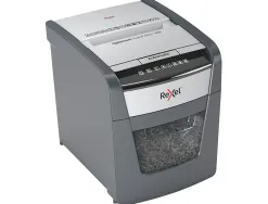 Destructeur rexel optimum autofeed+ 50x coupe croisee 4x28mm 50f cartes credit trombones agrafes securite 4