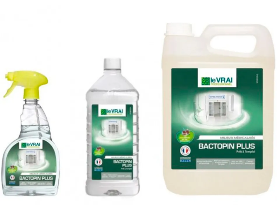 Detergent desinfectant le vrai professionnel sols surfaces collectivites milieux medicalises sportifs