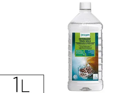 Detergent tous sols enzymatique nettoie degraisse vitres surfaces modernes parfum frais pin des landes flacon doseur 1l