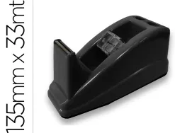 Devidoir de comptoir de ruban adhesif pour rouleau de 33m 135x58x60 mm coloris noir