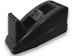Devidoir de comptoir de ruban adhesif pour rouleau de 33m 135x58x60 mm coloris noir