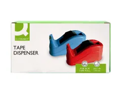 Devidoir de comptoir de ruban adhesif pour rouleau de 66m 220x100x70 mm coloris rouge
