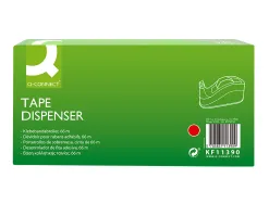 Devidoir de comptoir de ruban adhesif pour rouleau de 66m 220x100x70 mm coloris rouge