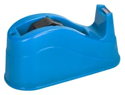 Devidoir de comptoir de ruban adhesif pour rouleau de 66m 220x100x70 mm coloris bleu
