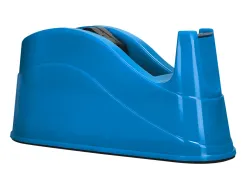 Devidoir de comptoir de ruban adhesif pour rouleau de 66m 220x100x70 mm coloris bleu
