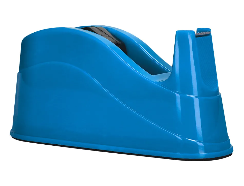 Devidoir de comptoir de ruban adhesif pour rouleau de 66m 220x100x70 mm coloris bleu
