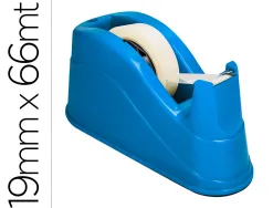 Devidoir de comptoir de ruban adhesif pour rouleau de 66m 220x100x70 mm coloris bleu