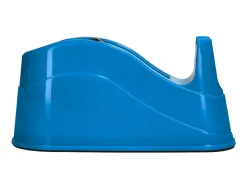 Devidoir de comptoir de ruban adhesif pour rouleau de 66m 220x100x70 mm coloris bleu