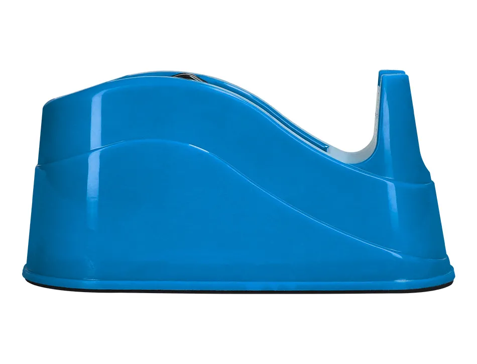Devidoir de comptoir de ruban adhesif pour rouleau de 66m 220x100x70 mm coloris bleu