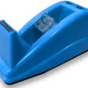 Devidoir de comptoir de ruban adhesif pour rouleau de 33m 135x58x60 mm coloris bleu