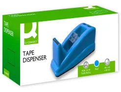 Devidoir de comptoir de ruban adhesif pour rouleau de 33m 135x58x60 mm coloris bleu