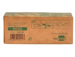 Devidoir de comptoir liderpapel ecouse 100% plastique recycle ruban adhesif 19mmx33m coloris vert