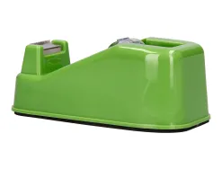 Devidoir de comptoir liderpapel ecouse 100% plastique recycle ruban adhesif 19mmx33m coloris vert