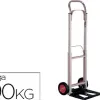 Diable pliant aluminium 1100x390x410mm pelle acier roues caoutchouc charge maximale 90kg poids 6.8kg