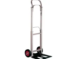 Diable pliant aluminium 1100x390x410mm pelle acier roues caoutchouc charge maximale 90kg poids 6.8kg