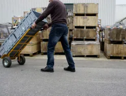 Diable viso manutention 1100x461x55mm pelle acier roues caoutchouc charge maximale 200kg