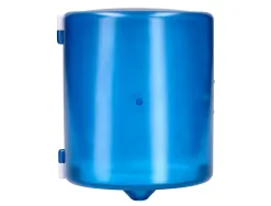 Distributeur essuie-mains q-connect fermeture serrure 2 clefs coloris bleu 225x275x220mm
