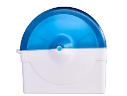 Distributeur essuie-mains q-connect fermeture serrure 2 clefs coloris bleu 225x275x220mm