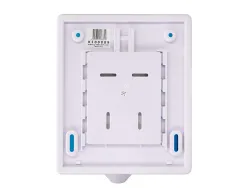 Distributeur essuie-mains q-connect fermeture serrure 2 clefs coloris bleu 225x275x220mm
