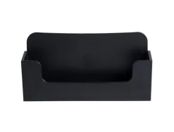 Distributeur exacompta cartes visite 1 case pour 50 cartes coloris noir