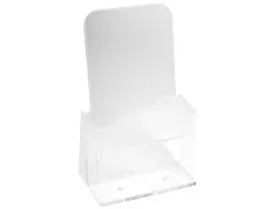 Distributeur exacompta simple format prospectus 1/3 a4 vertical 1 compartiment de profondeur 28mm