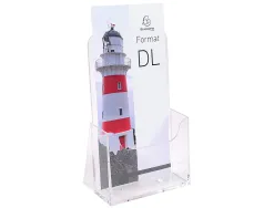 Distributeur exacompta simple format prospectus 1/3 a4 vertical 1 compartiment de profondeur 28mm